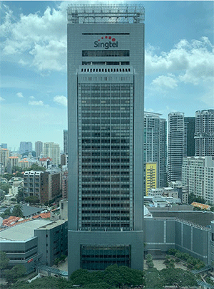 싱가포르-싱텔-건물