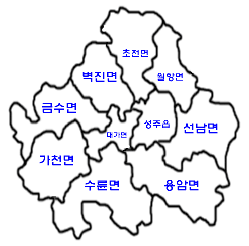 김천 세무서 관할지역 2